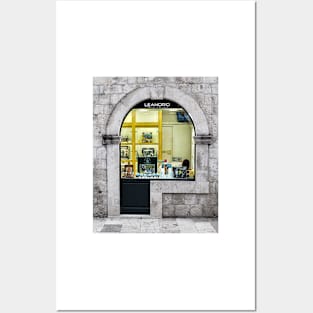 Shop Window on the Stradun, Dubrovnik Posters and Art